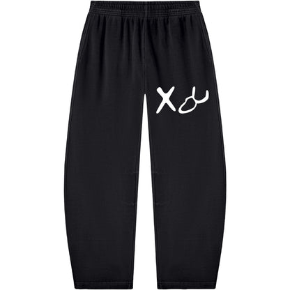 Aleph Tav Hebrew Pictograph Men's Barrel Leg Sweatpants