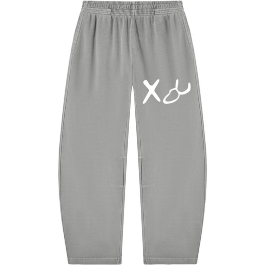 Aleph Tav Hebrew Pictograph Women's Barrel Leg Sweatpants