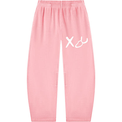 Aleph Tav Hebrew Pictograph Women's Barrel Leg Sweatpants