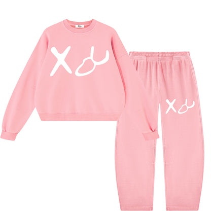 Aleph Tav Hebrew Pictograph Women's Pink Sweatsuit
