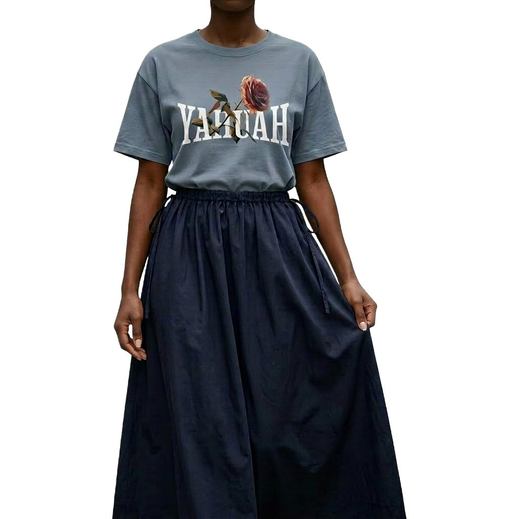 Heritage Essential Drawstring Maxi Skirt