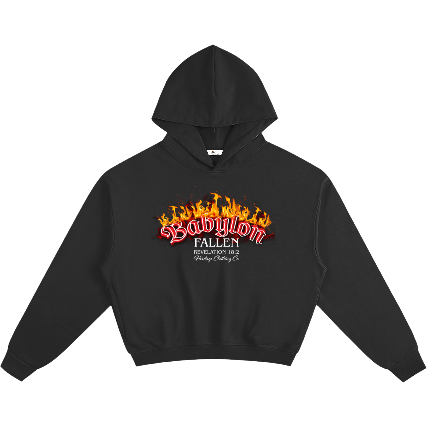 Babylon Fallen Women's Cropped Hoodie