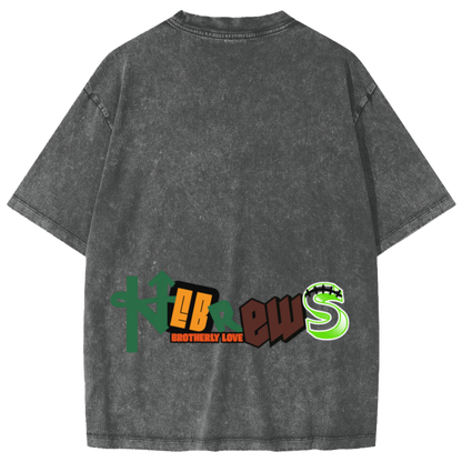 Brotherly Love Boy's Snow Washed Short-Sleeve T-Shirt