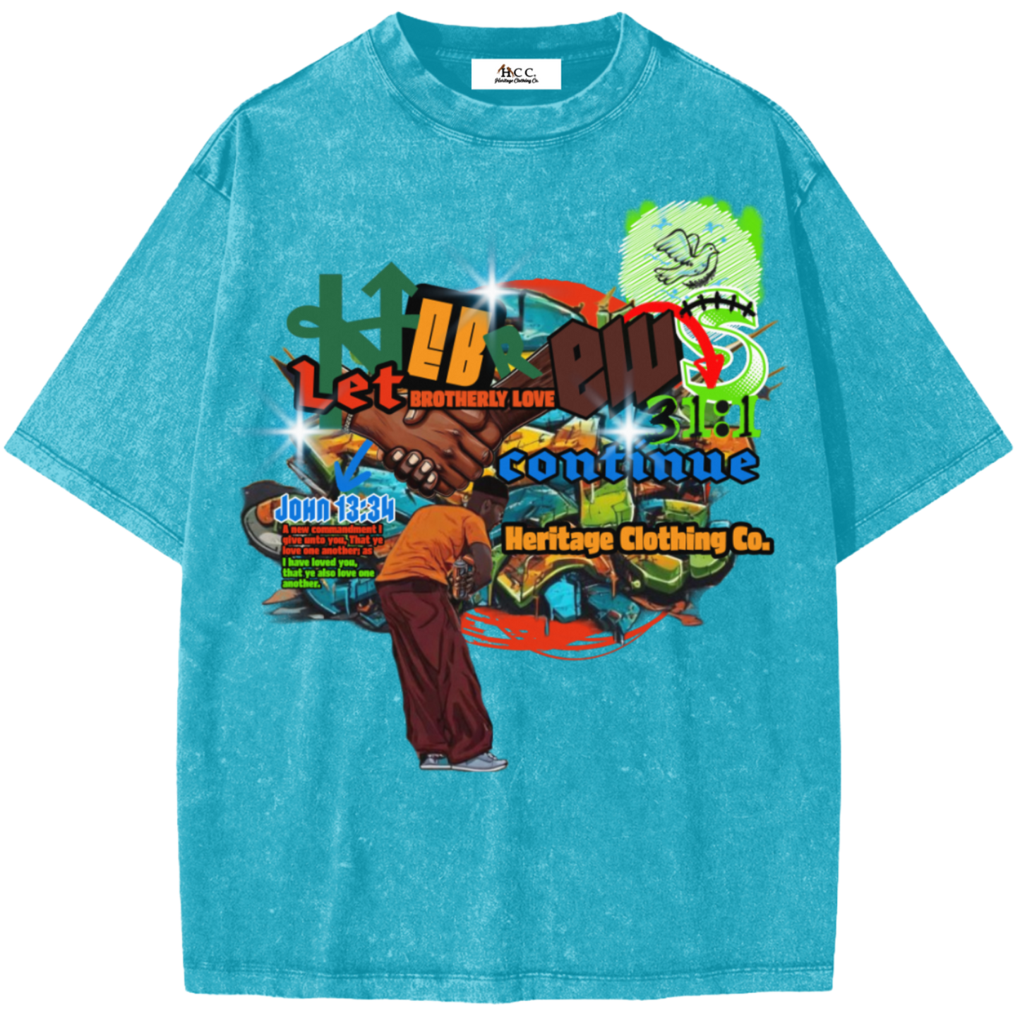 Brotherly Love Boy's Snow Washed Short-Sleeve T-Shirt