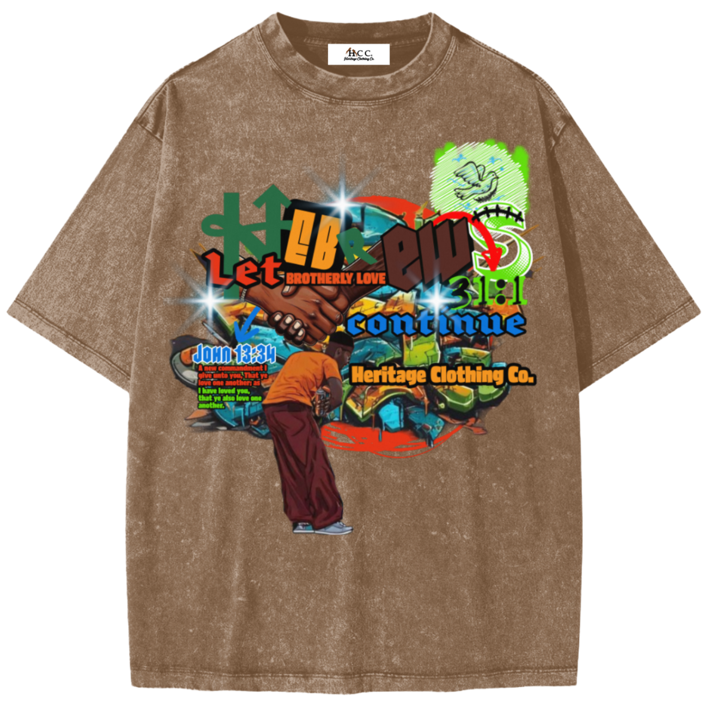 Brotherly Love Boy's Snow Washed Short-Sleeve T-Shirt
