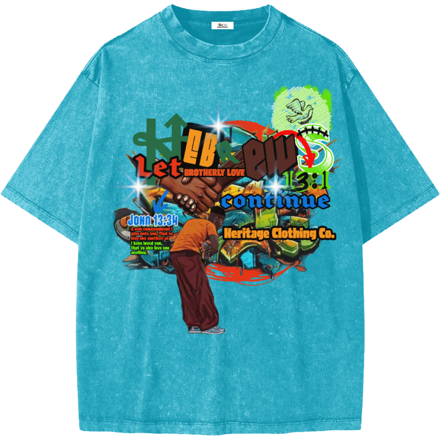 Brotherly Love Boy's Snow Washed Short-Sleeve T-Shirt