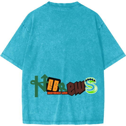 Brotherly Love Boy's Snow Washed Short-Sleeve T-Shirt