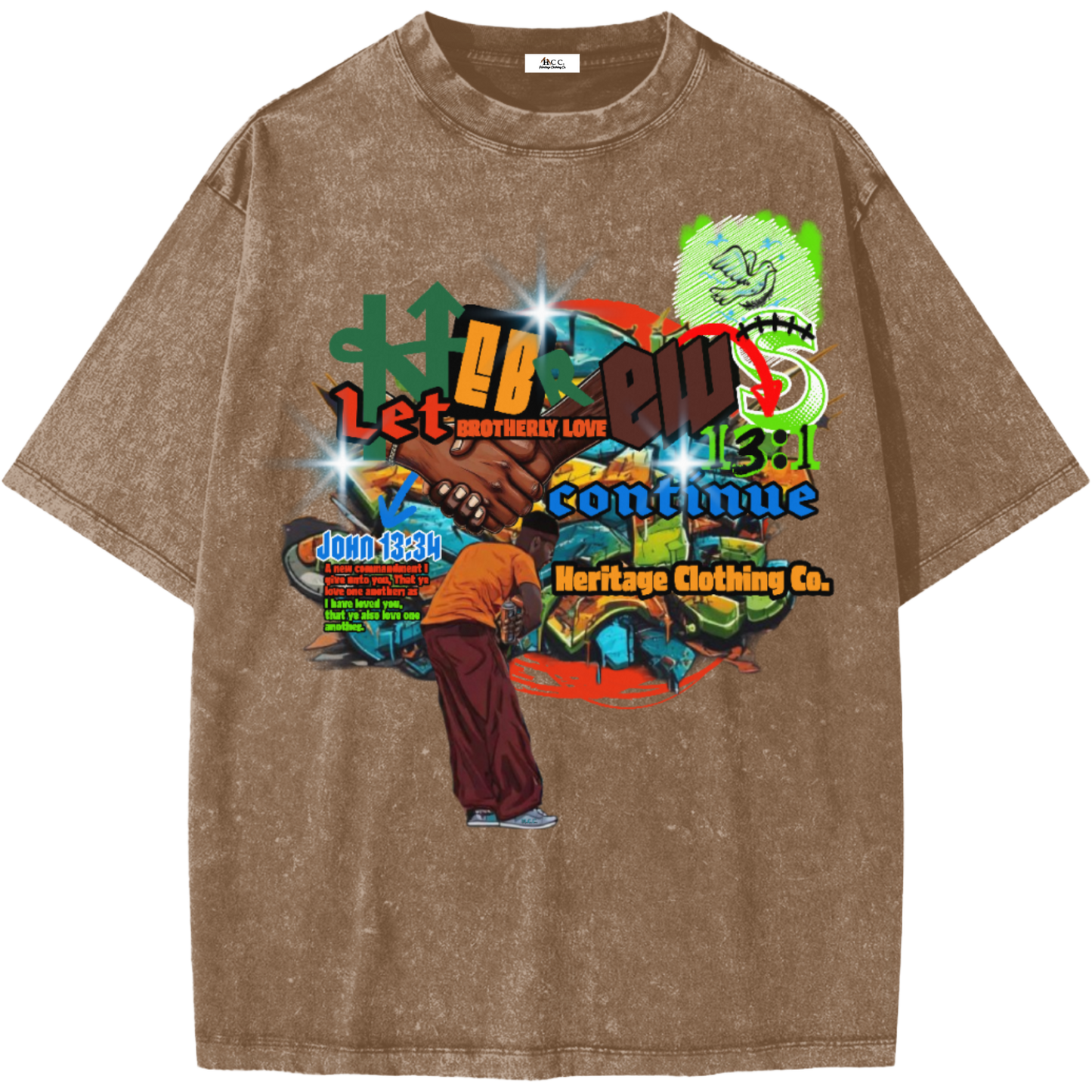 Brotherly Love Boy's Snow Washed Short-Sleeve T-Shirt