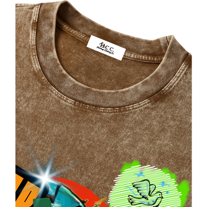 Brotherly Love Boy's Snow Washed Short-Sleeve T-Shirt