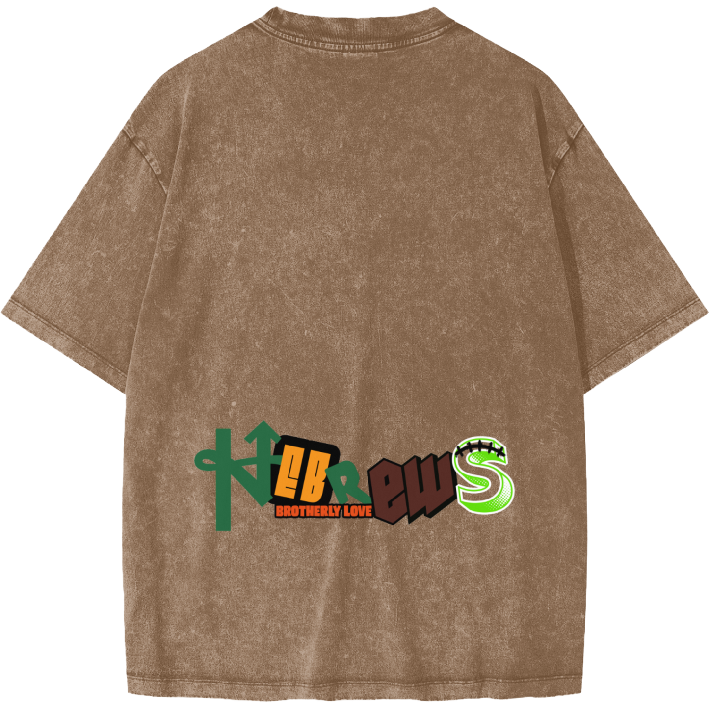 Brotherly Love Men's Snow Washed Short-Sleeve T-Shirt