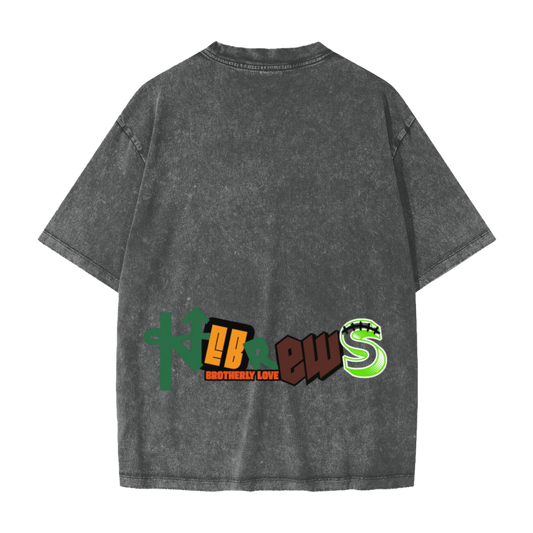 Brotherly Love Snow Washed Boy's Short-Sleeve T-Shirt
