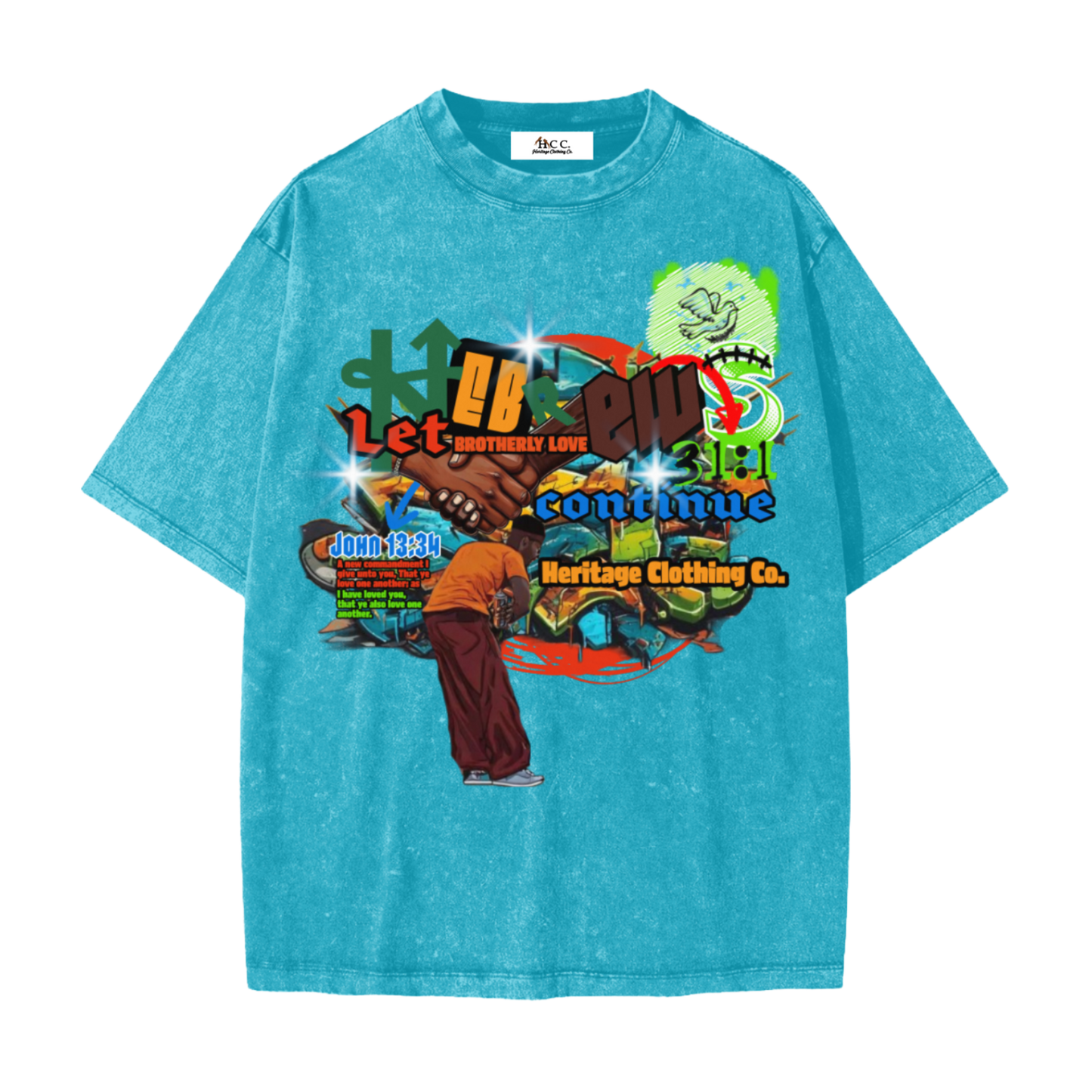 Brotherly Love Snow Washed Boy's Short-Sleeve T-Shirt