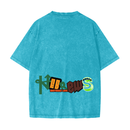 Brotherly Love Snow Washed Boy's Short-Sleeve T-Shirt