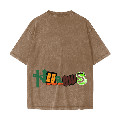 Brotherly Love Snow Washed Boy's Short-Sleeve T-Shirt