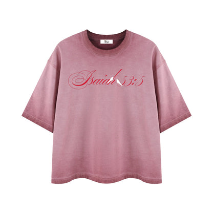 By His Stripes Reverse Dyed Boxy T-Shirt