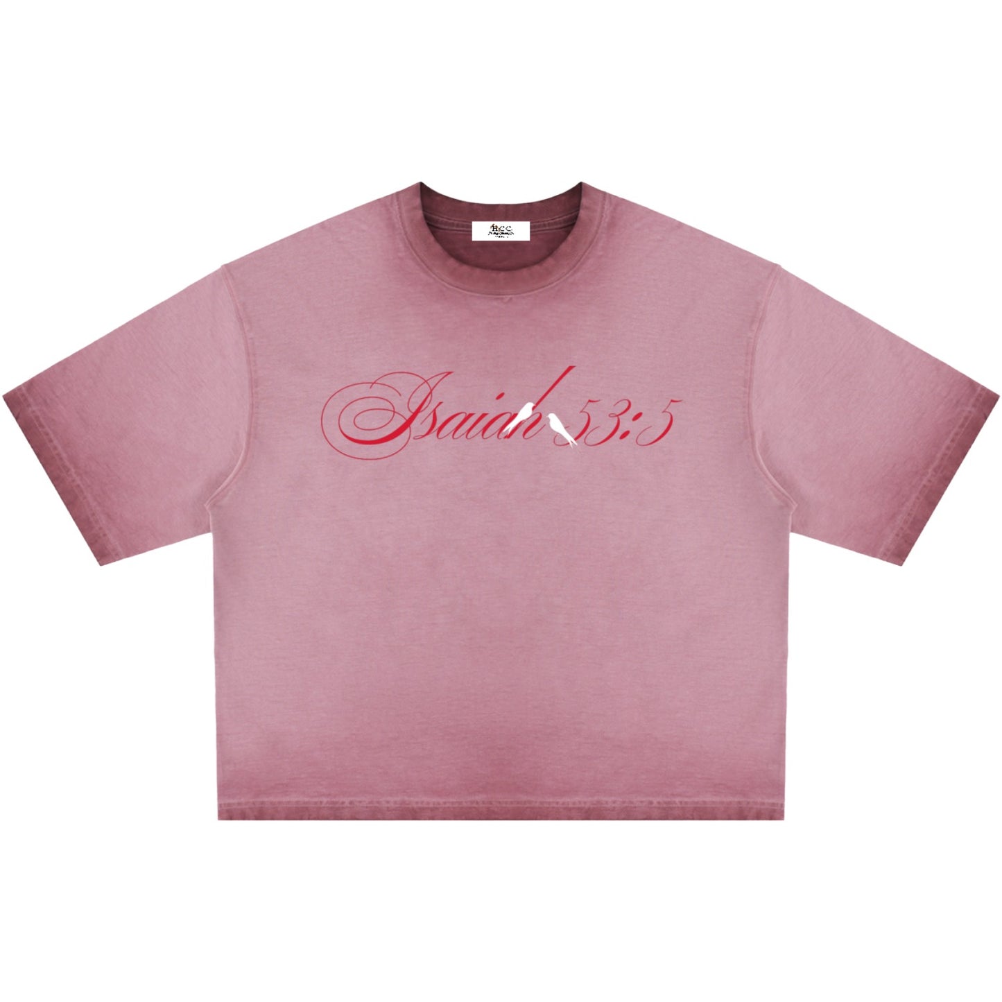 By His Stripes Reverse Dyed Boxy T-Shirt