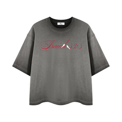 By His Stripes Reverse Dyed Boxy T-Shirt