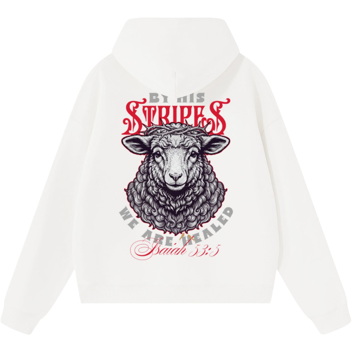 By His Stripes Oversized Heavyweight Hoodie