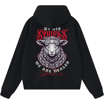 By His Stripes Oversized Heavyweight Hoodie