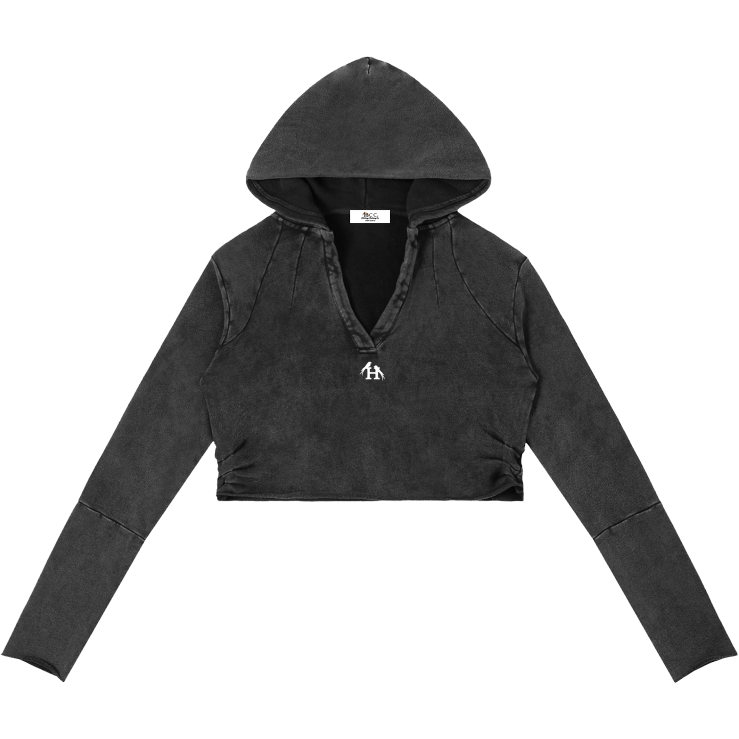 Daughter Of Zion Women's Raw Edge Hooded Pullover