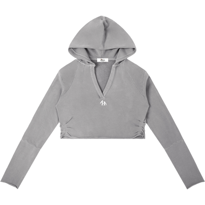 Daughter Of Zion Women's Raw Edge Hooded Pullover