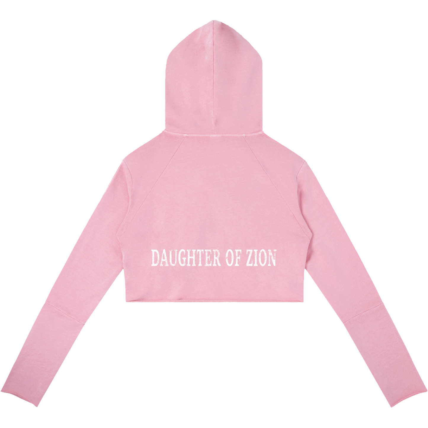 Daughter Of Zion Women's Raw Edge Hooded Pullover