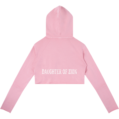 Daughter Of Zion Women's Raw Edge Hooded Pullover