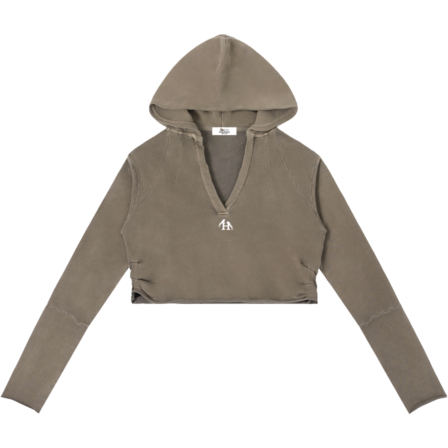 Daughter Of Zion Women's Raw Edge Hooded Pullover