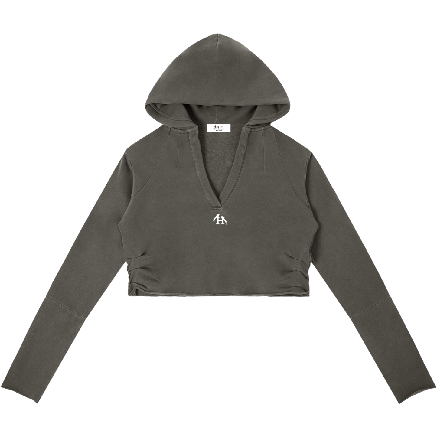 Daughter Of Zion Women's Raw Edge Hooded Pullover