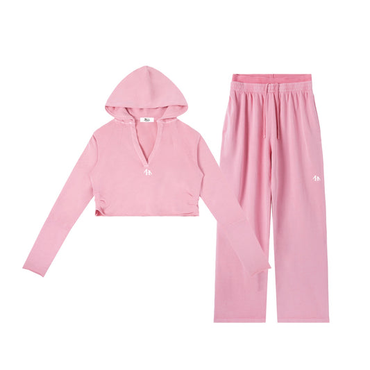 Daughter Of Zion Women's Rose Pink Sweatsuit Bundle