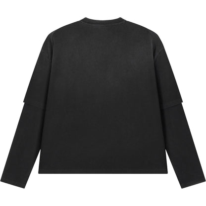 Essential Five Distressed Layered T-Shirt