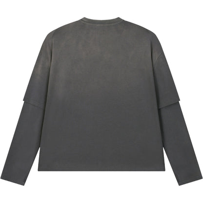 Essential Five Distressed Layered T-Shirt