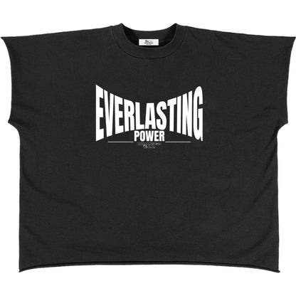 Everlasting Power Raw Edge Boxy T-Shirt