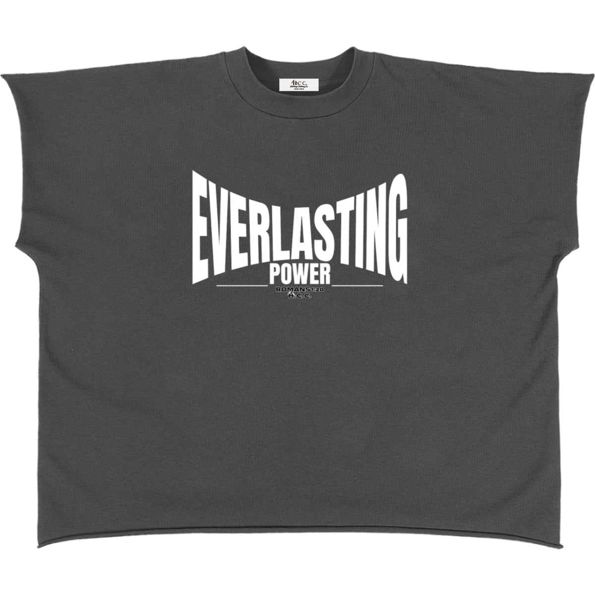 Everlasting Power Raw Edge Boxy T-Shirt