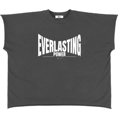 Everlasting Power Raw Edge Boxy T-Shirt