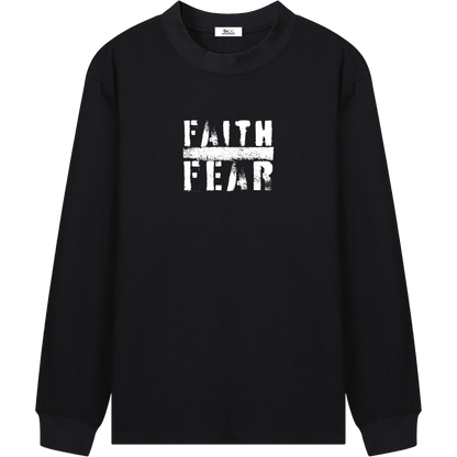 Faith Over Fear Men's Essential Long-Sleeve T-Shirt