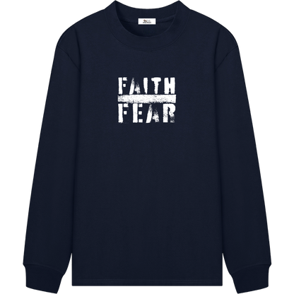 Faith Over Fear Men's Essential Long-Sleeve T-Shirt