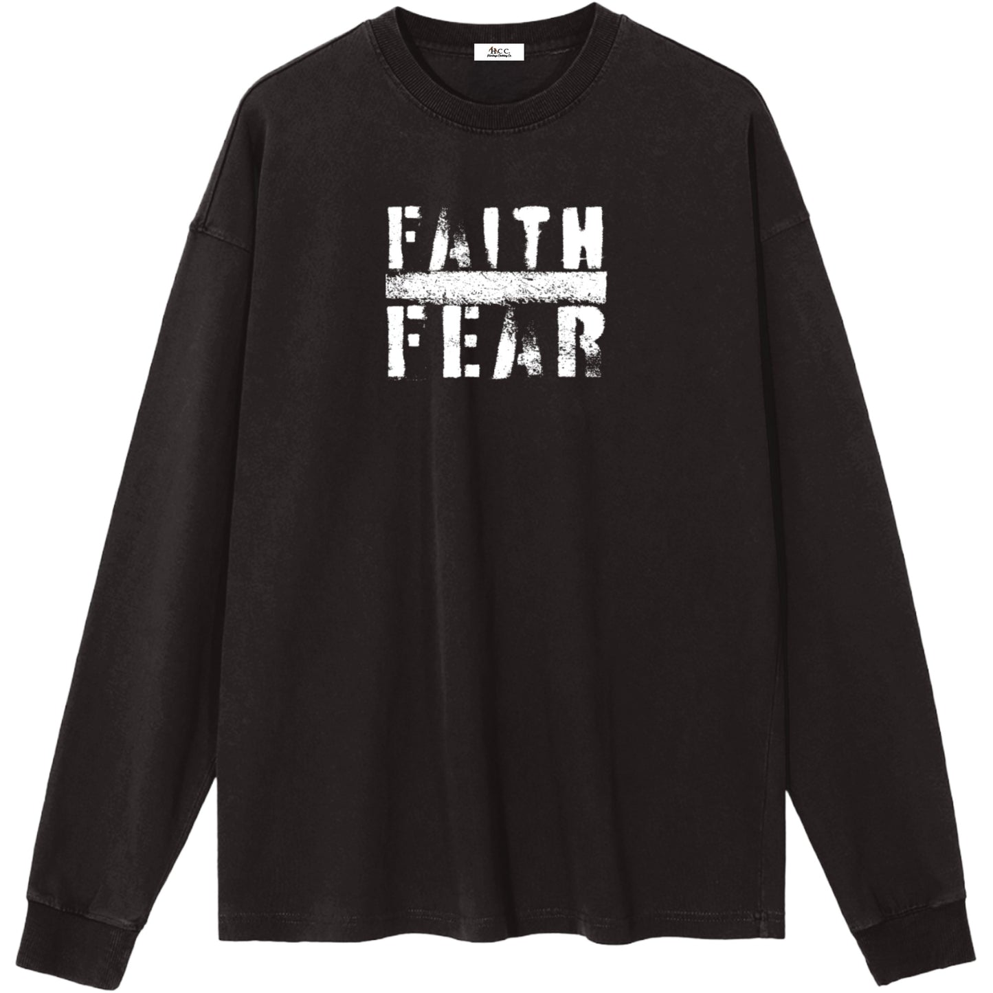 Faith Over Fear Women's Essential Long-Sleeve T-Shirt