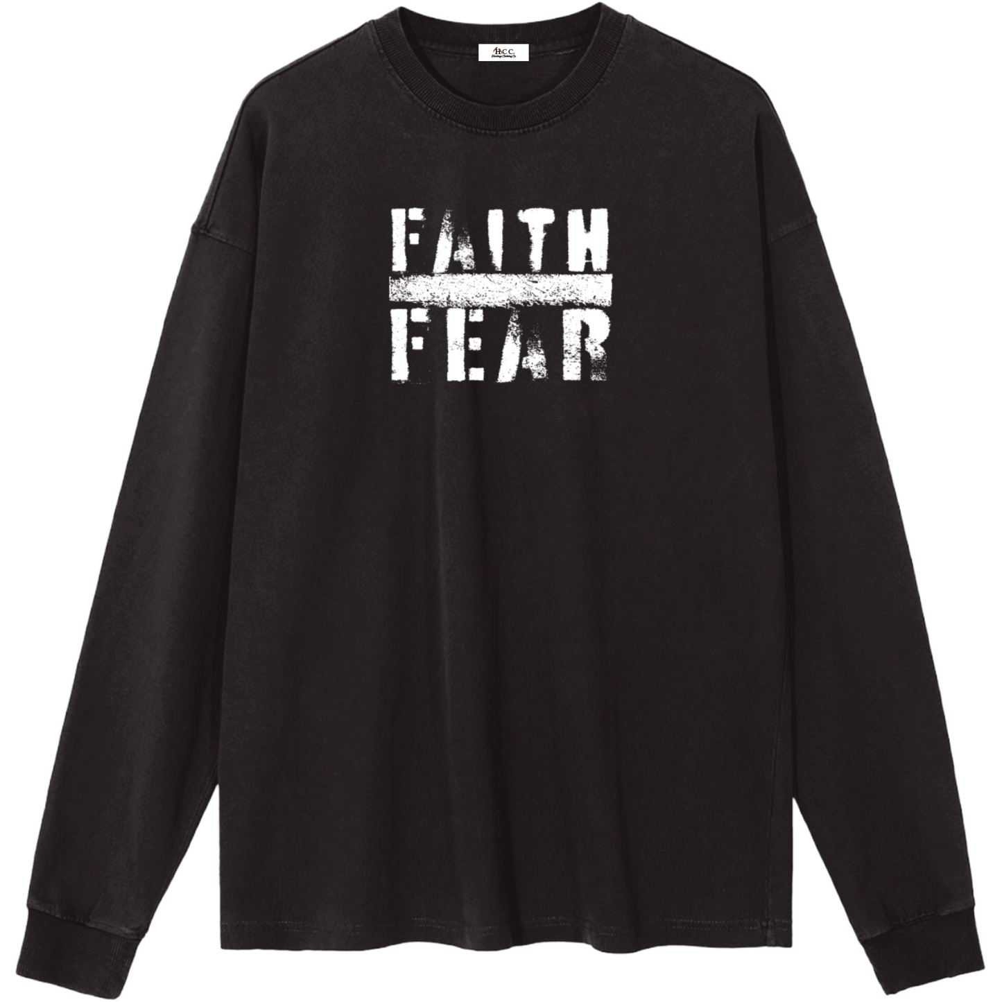 Faith Over Fear Women's Essential Long-Sleeve T-Shirt