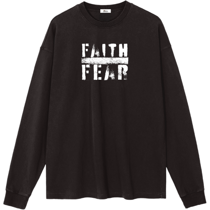 Faith Over Fear Women's Essential Long-Sleeve T-Shirt