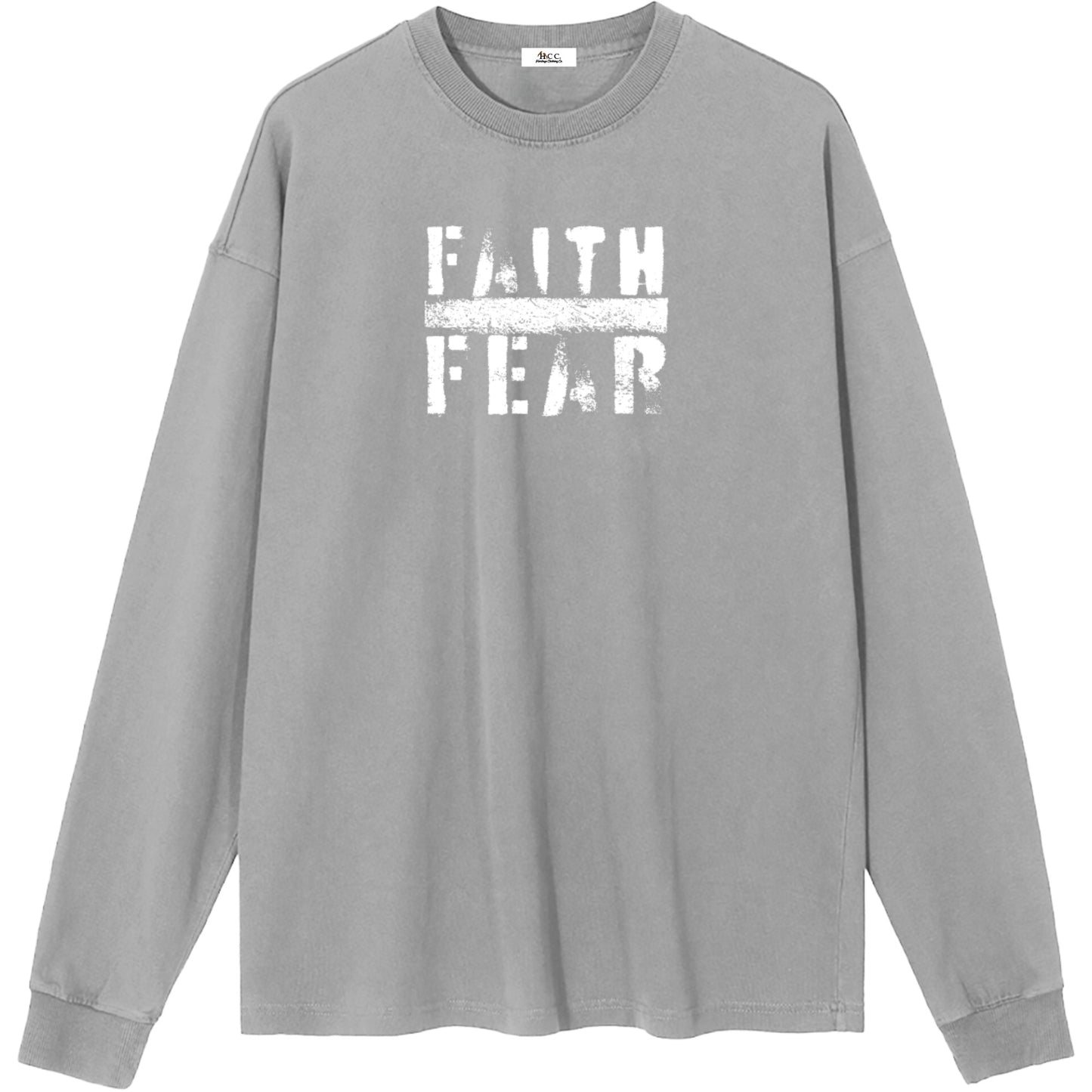 Faith Over Fear Women's Essential Long-Sleeve T-Shirt