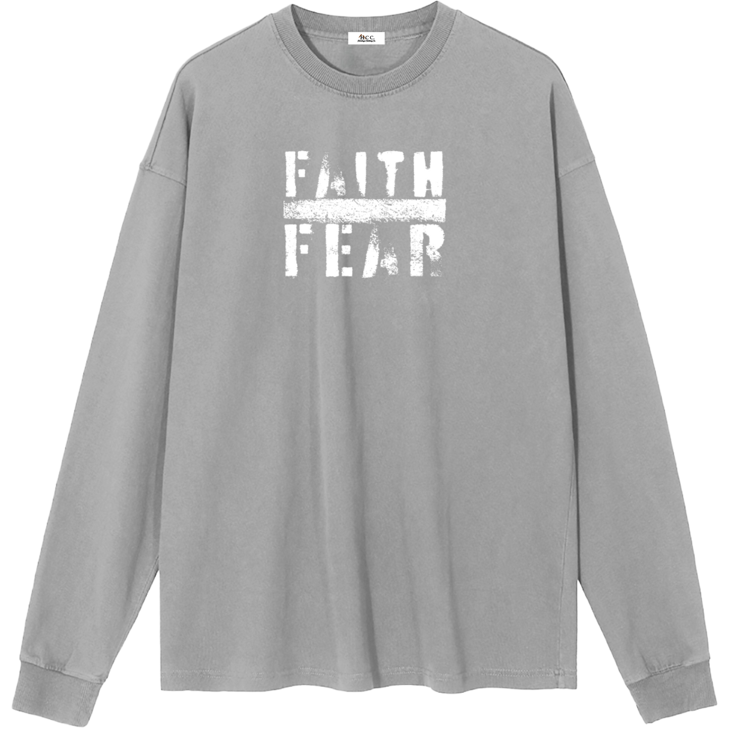 Faith Over Fear Women's Essential Long-Sleeve T-Shirt