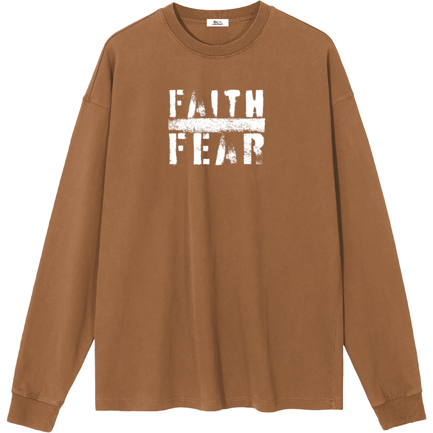 Faith Over Fear Women's Essential Long-Sleeve T-Shirt