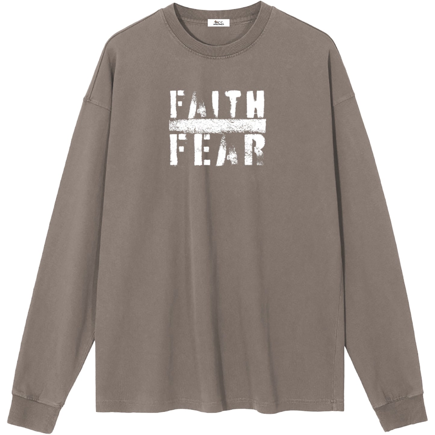 Faith Over Fear Women's Essential Long-Sleeve T-Shirt