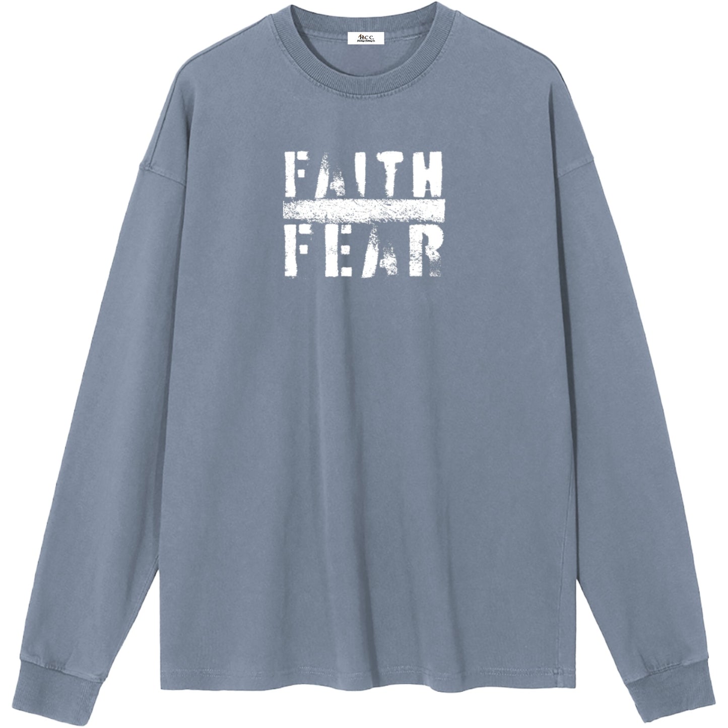 Faith Over Fear Women's Essential Long-Sleeve T-Shirt