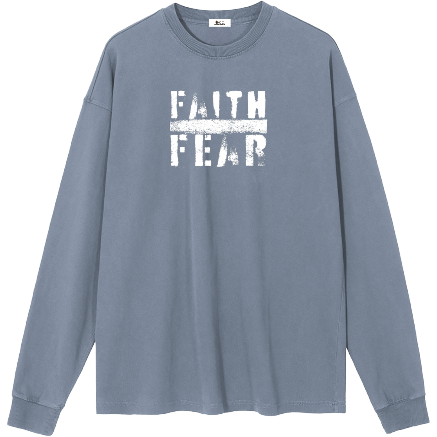 Faith Over Fear Women's Essential Long-Sleeve T-Shirt