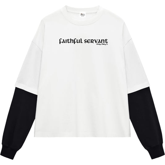 Faithful Servant Layered Style T-Shirt
