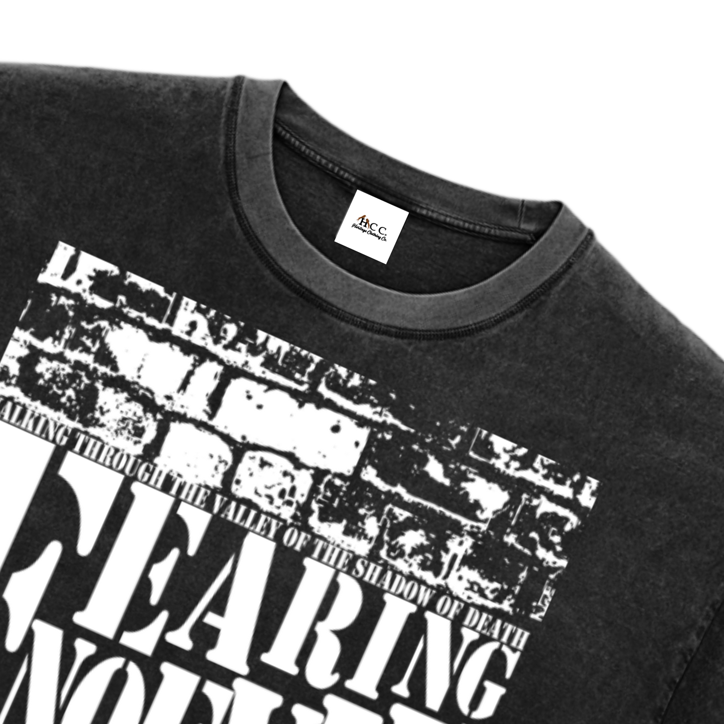 Fearing No Evil Women's Snow Washed Raw Hem Boxy T-Shirt
