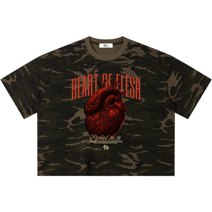 Heart Of Flesh Camouflage T-Shirt