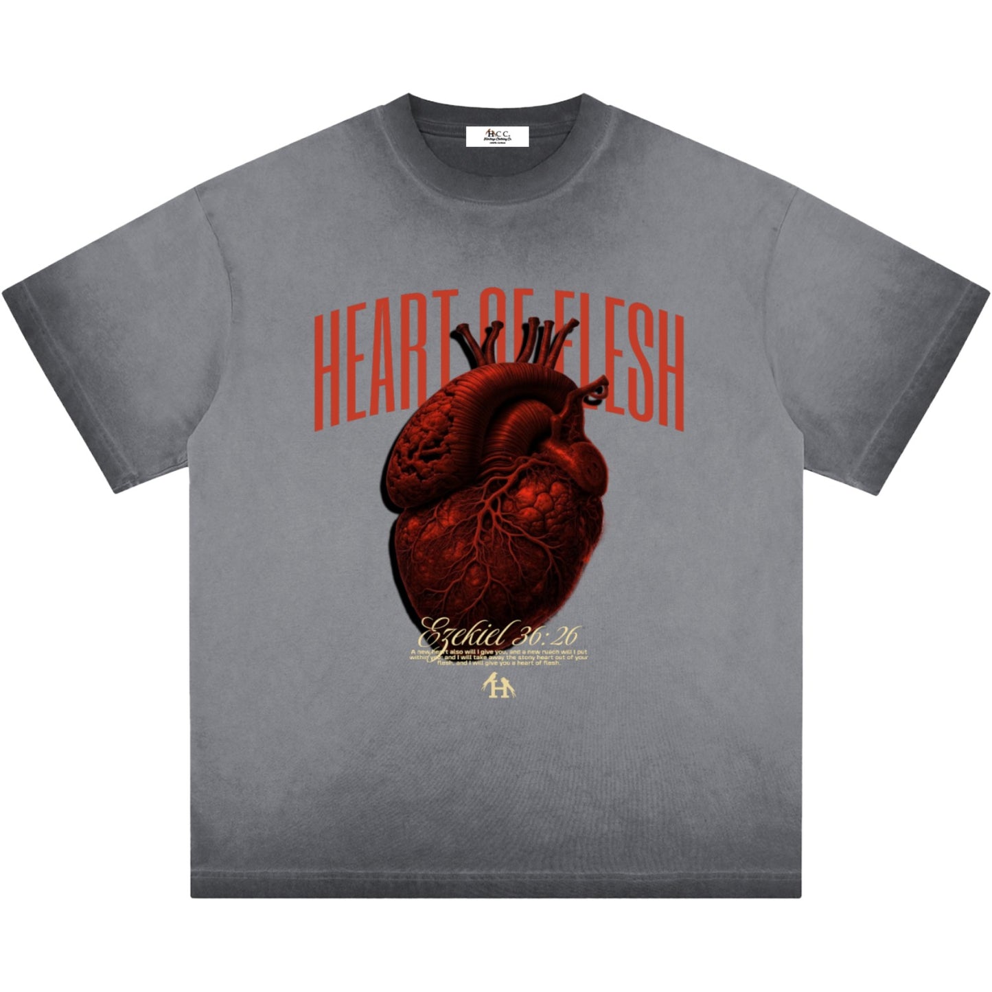 Heart Of Flesh Smoke Dye T-Shirt